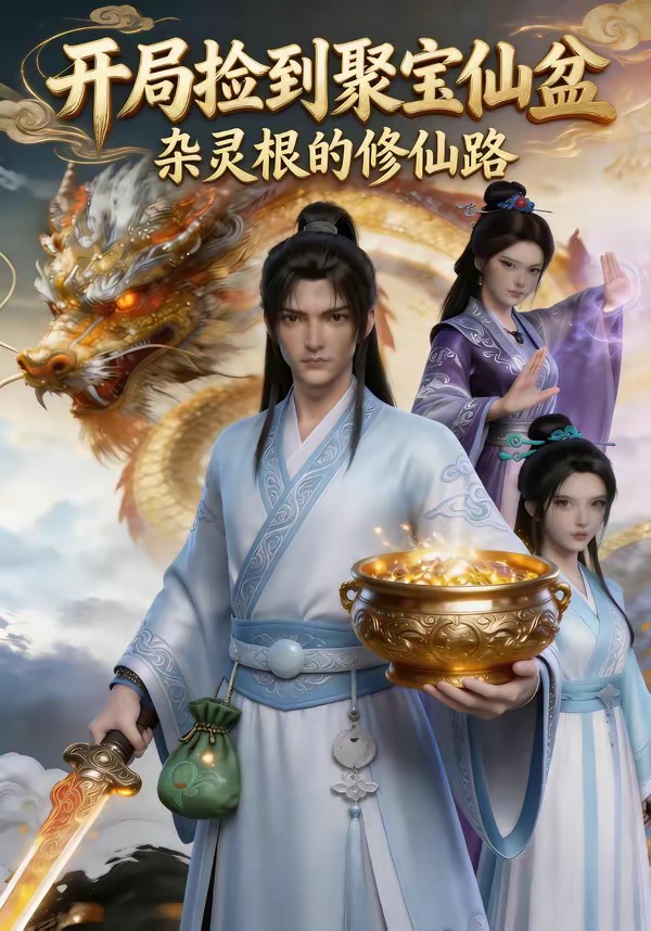 开局捡到聚宝仙盆，杂灵根的修仙路(全集)