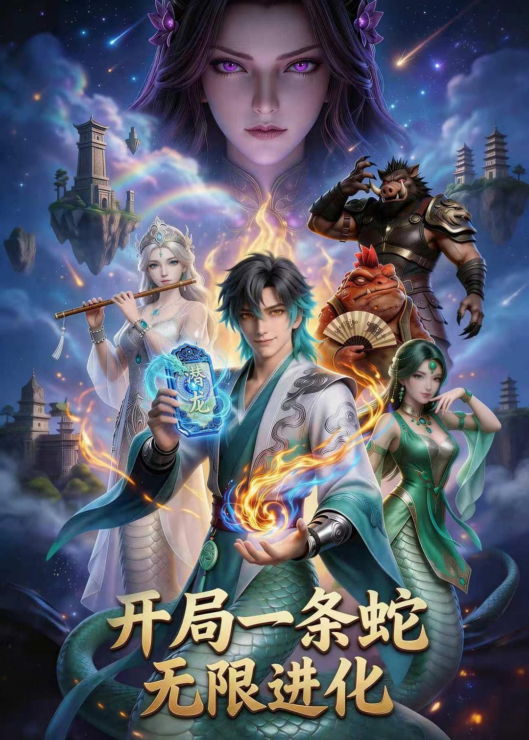 开局一条蛇，无限进化(全集)