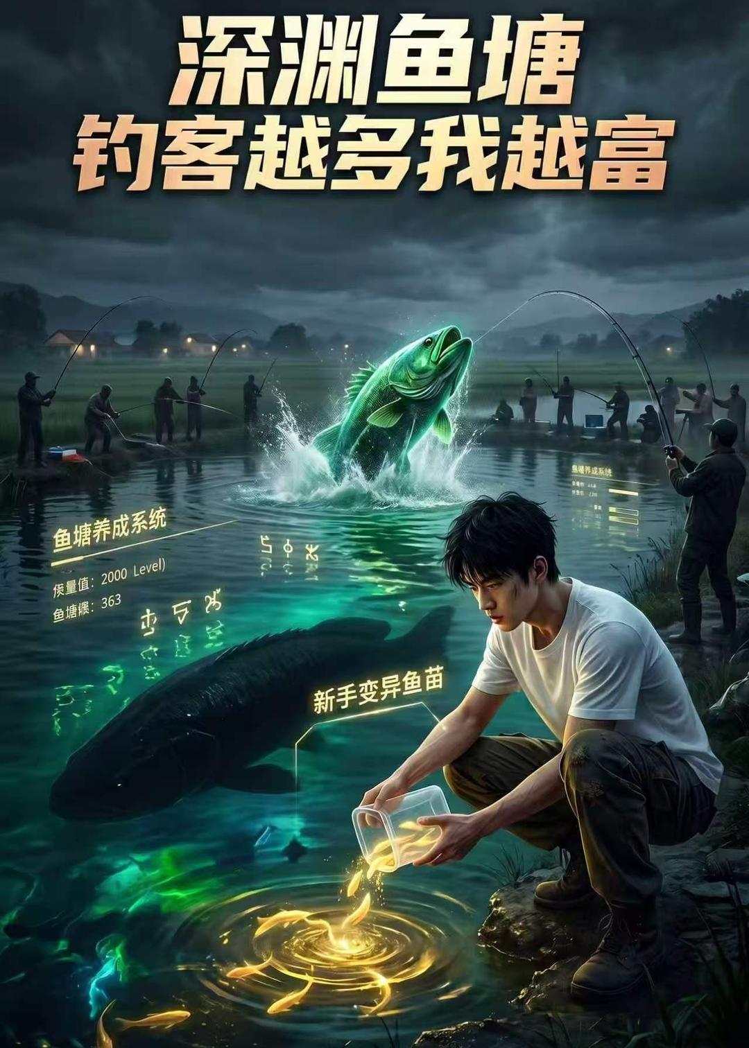 深渊鱼塘：钓客越多我越富(全集)