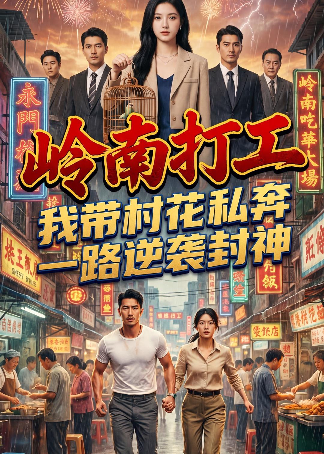 岭南打工：我带村花私奔，一路逆袭封神(全集)