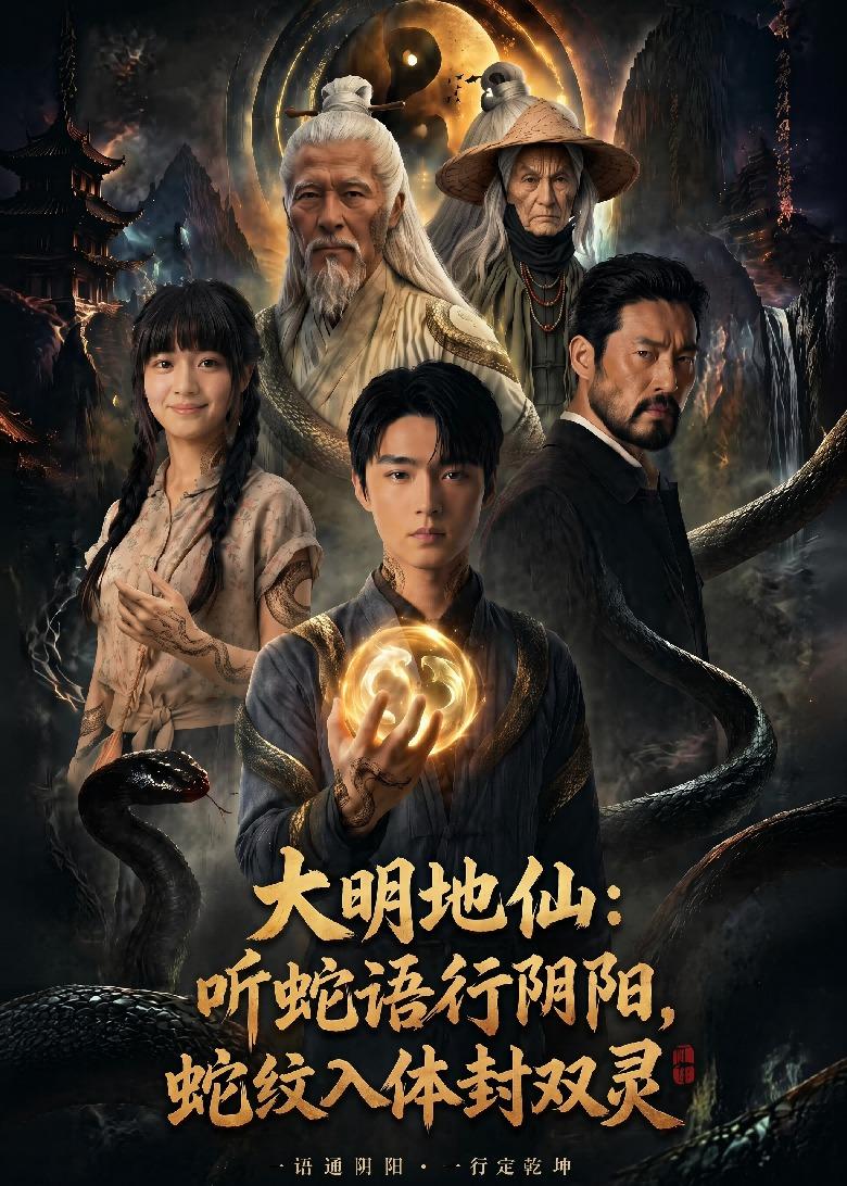 大明地仙：听蛇语行阴阳，蛇纹入体封双灵(全集)